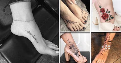 tatuajes para el pie de mujer|Ideas bellas de tatuajes en pies para mujeres